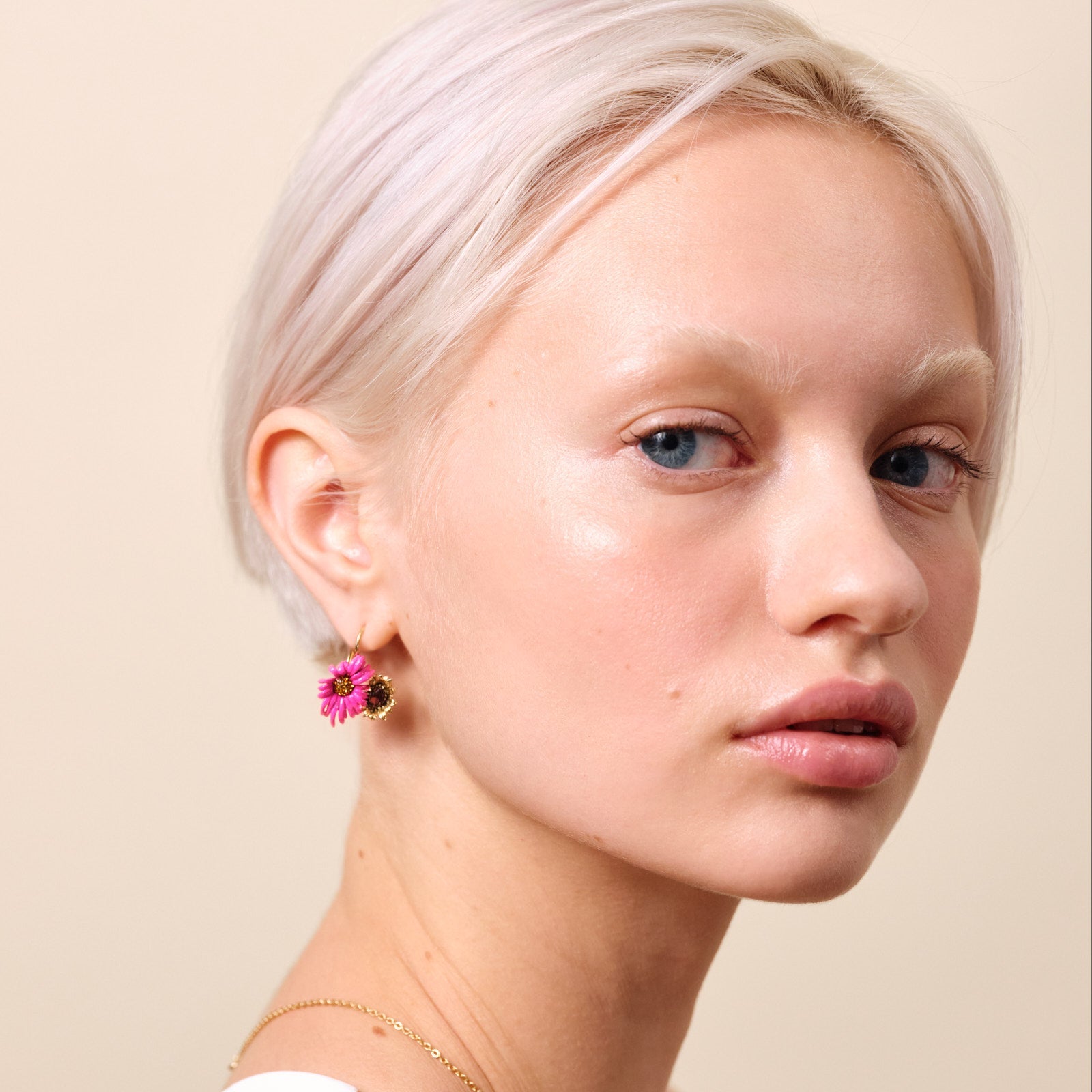 Purple Coneflower Earrings | ATFI1011 - Les Nereides