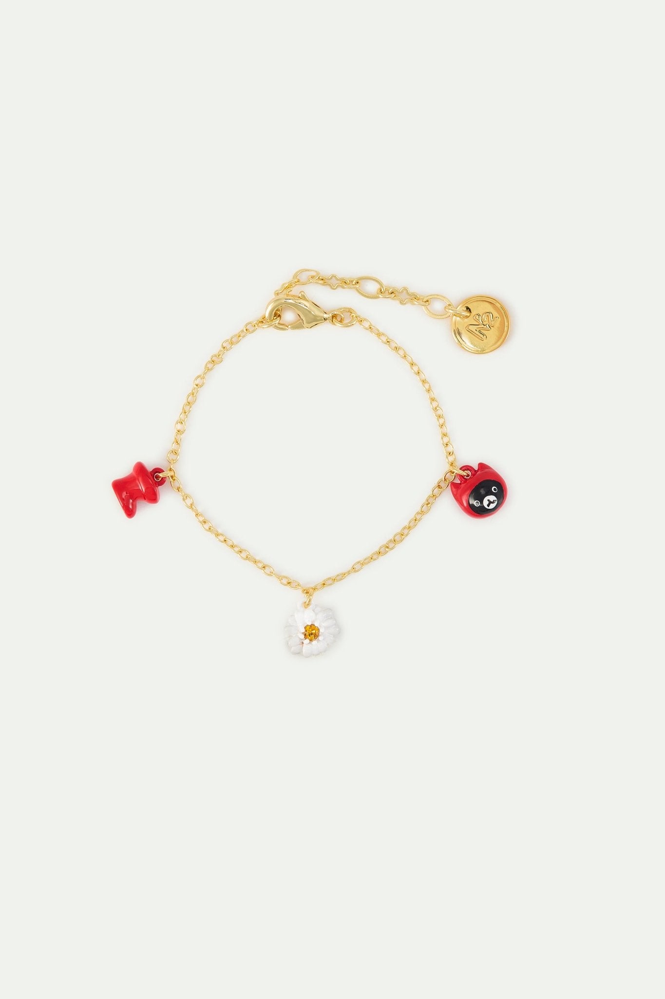 Puss In Boots Thin Charm Bracelet | AXCN2011 - Les Nereides