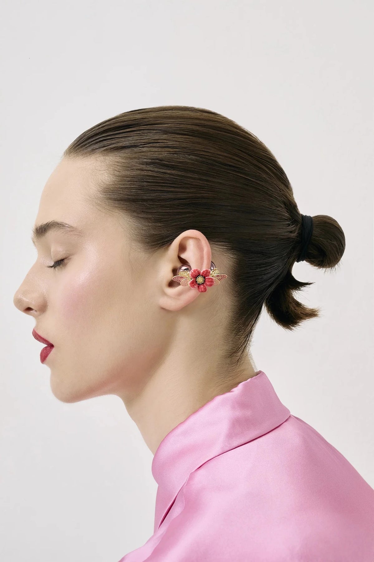 Red Anemone Jewellery for HUAWEI FreeClip 2 | AYHU9061 - Les Nereides Paris
