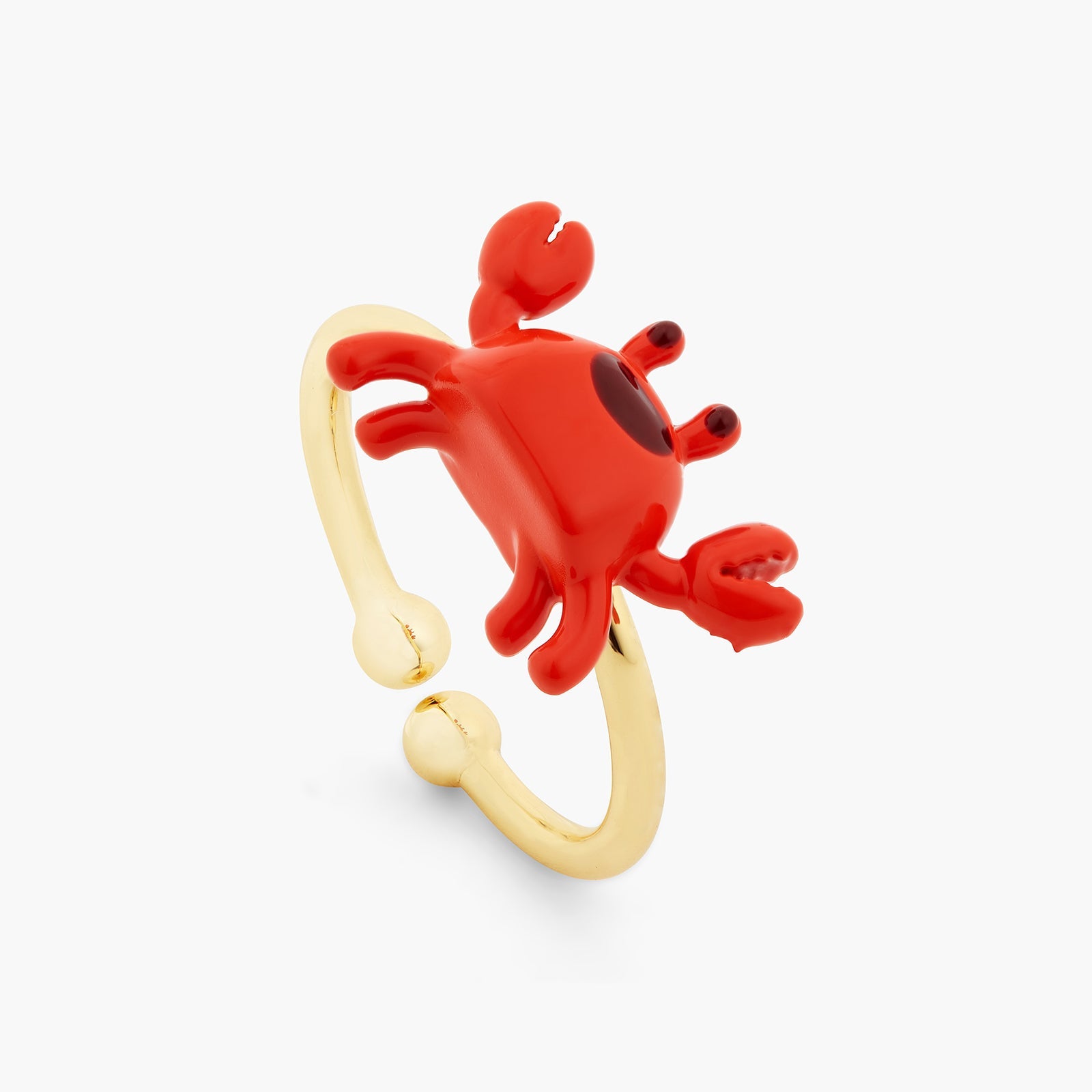Red Crab Adjustable Ring | ATCP6011 - Les Nereides