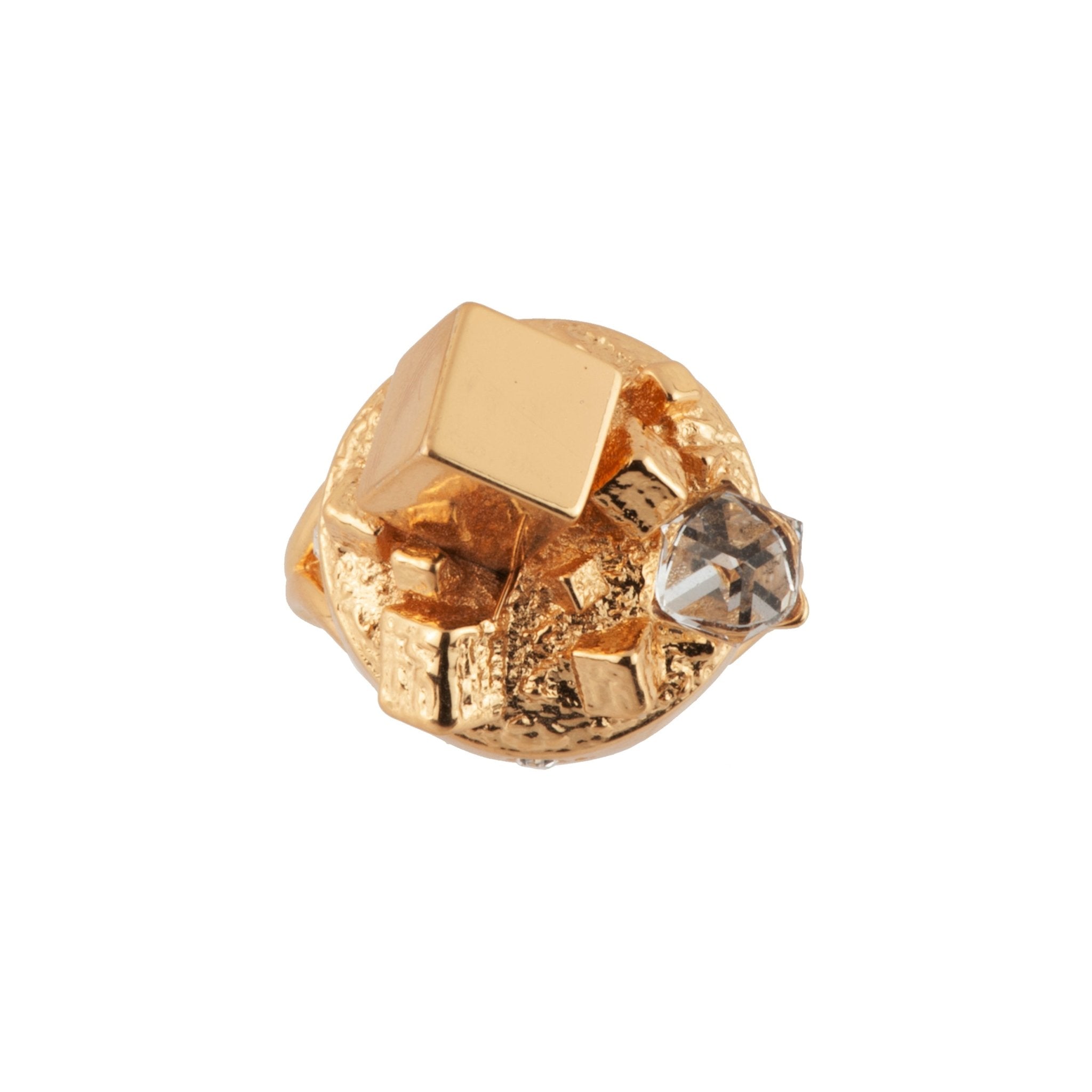 Roches Singulieres Large Cube On Signet Rings | AERO605/11 - Les Nereides