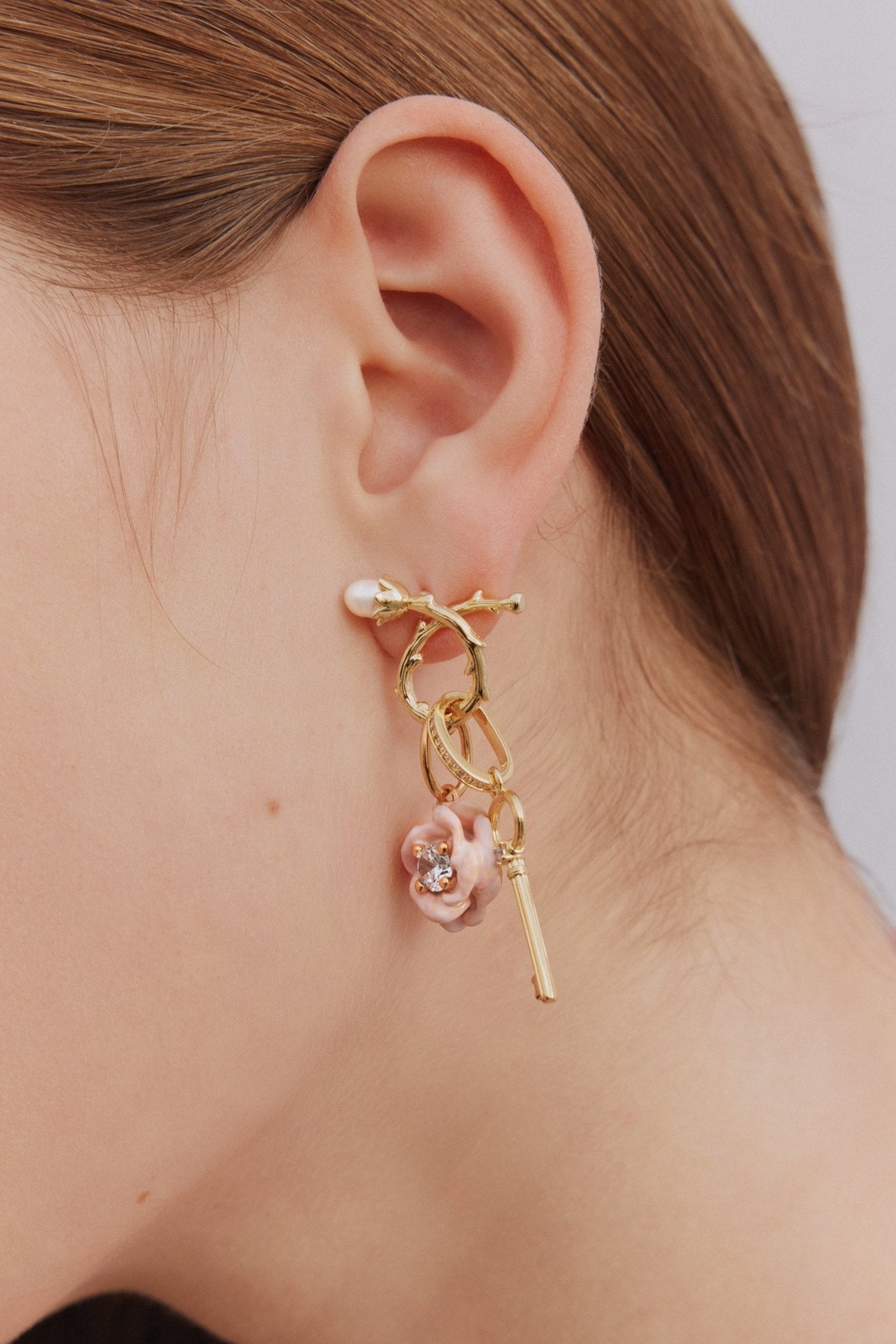 Rose Pendant, Gentleness And Sensuality | AXPE4181 - Les Nereides