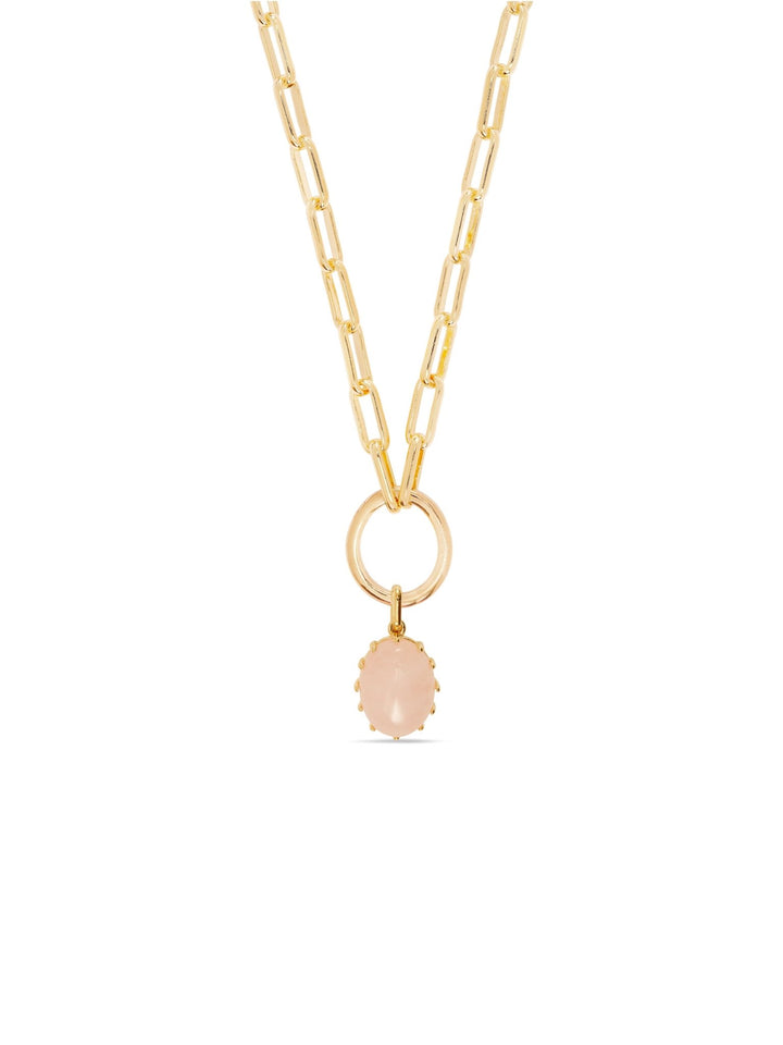Rose Quartz Pendant | AUPE4271 - Les Nereides