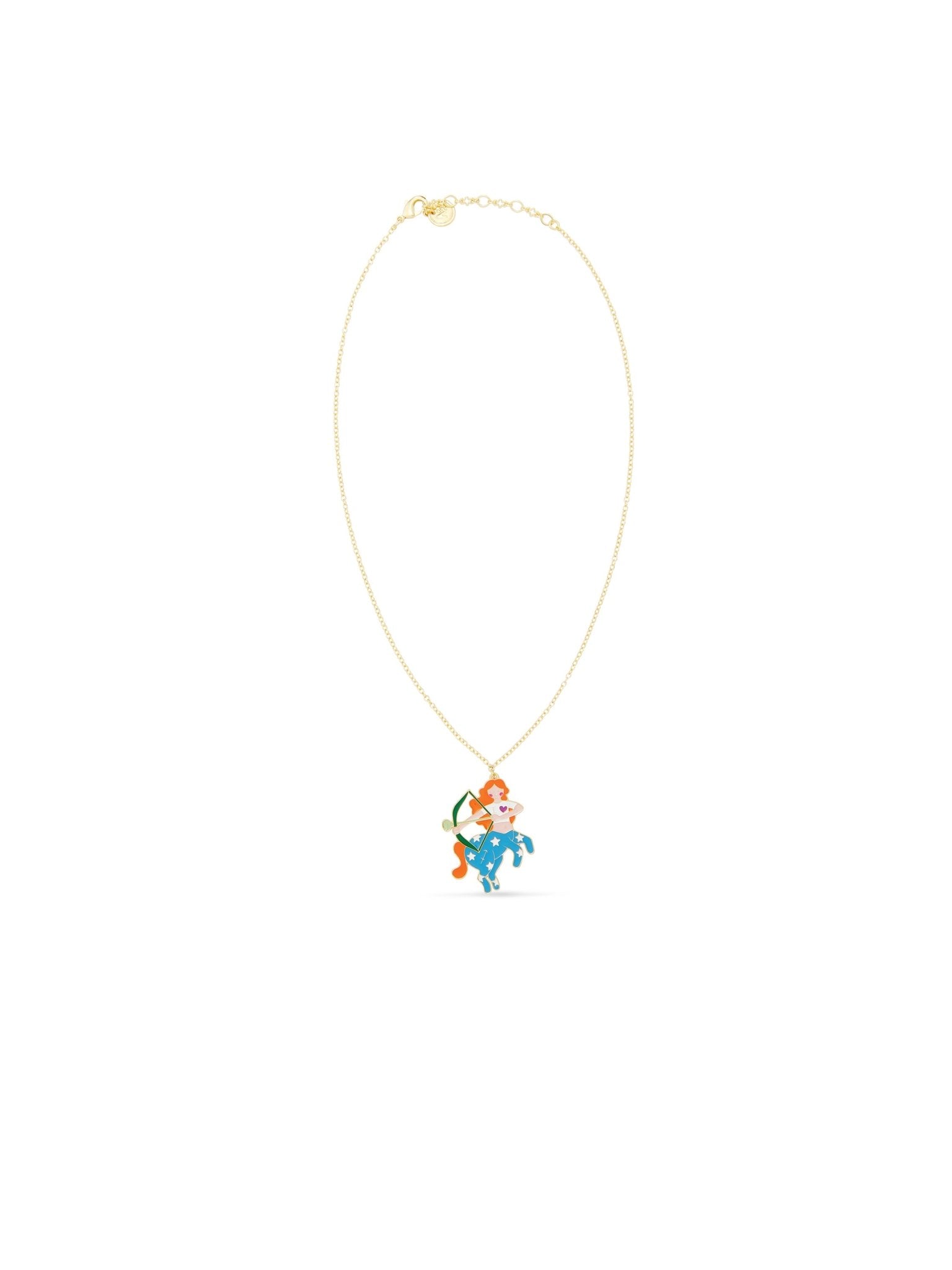 Sagittarius Astrological Sign Pendant Necklace | AUSA3091 - Les Nereides