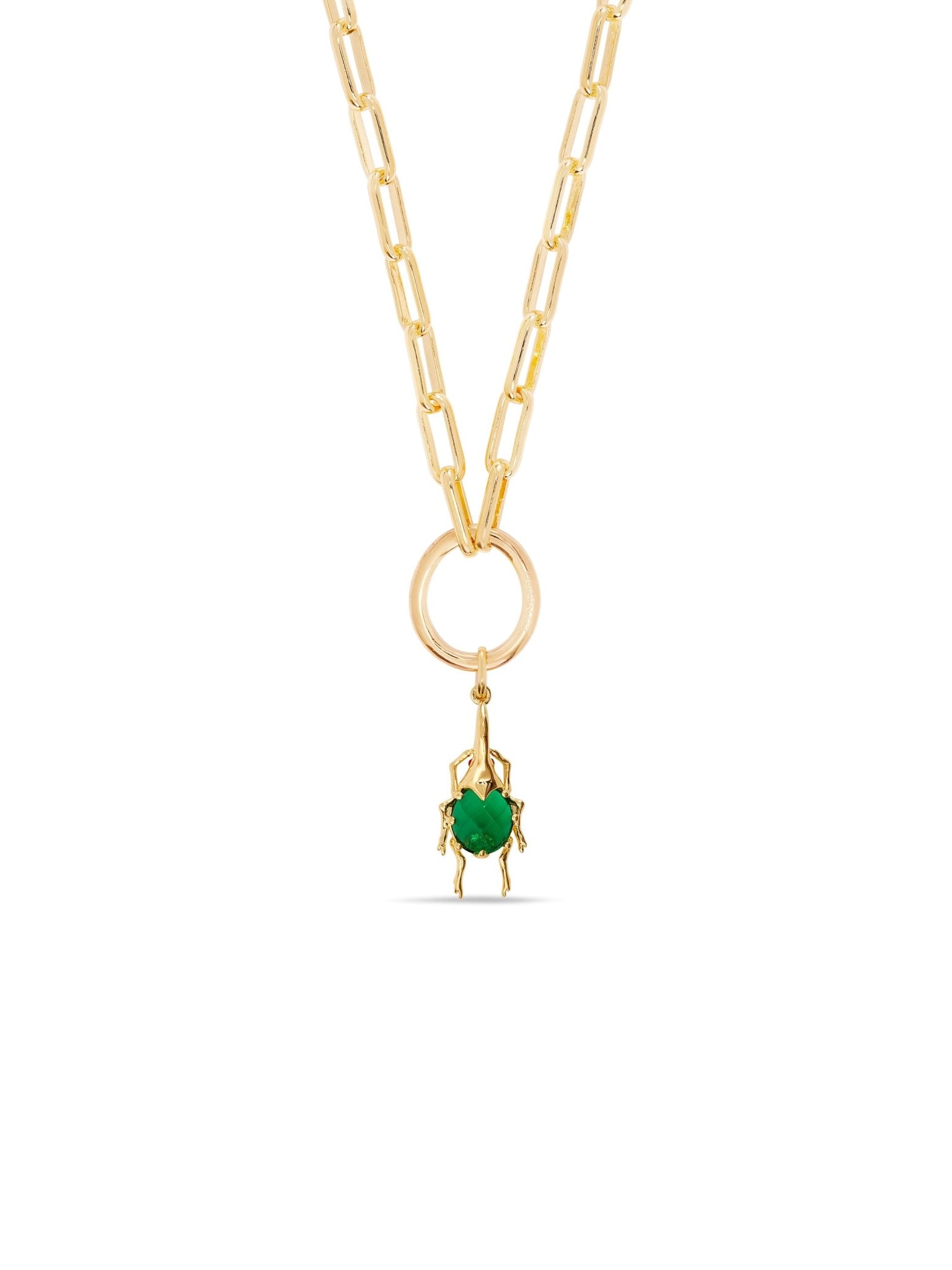 Scarab Beetle Pendant | AUPE4081 - Les Nereides