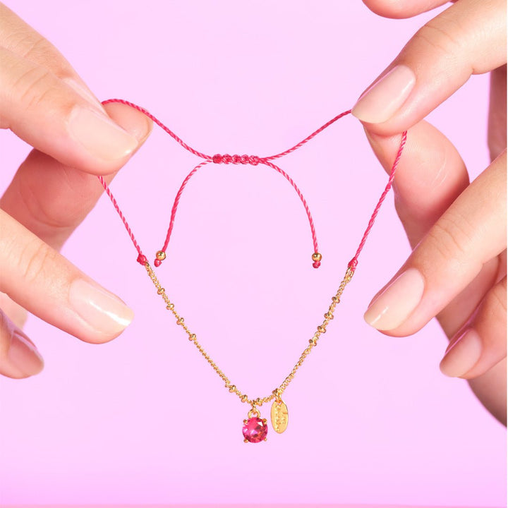 Scarlet Diamantine and silk bracelet | ASGIFT2011 - Les Nereides