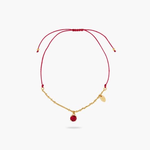 Scarlet Diamantine and silk bracelet | ASGIFT2011 - Les Nereides