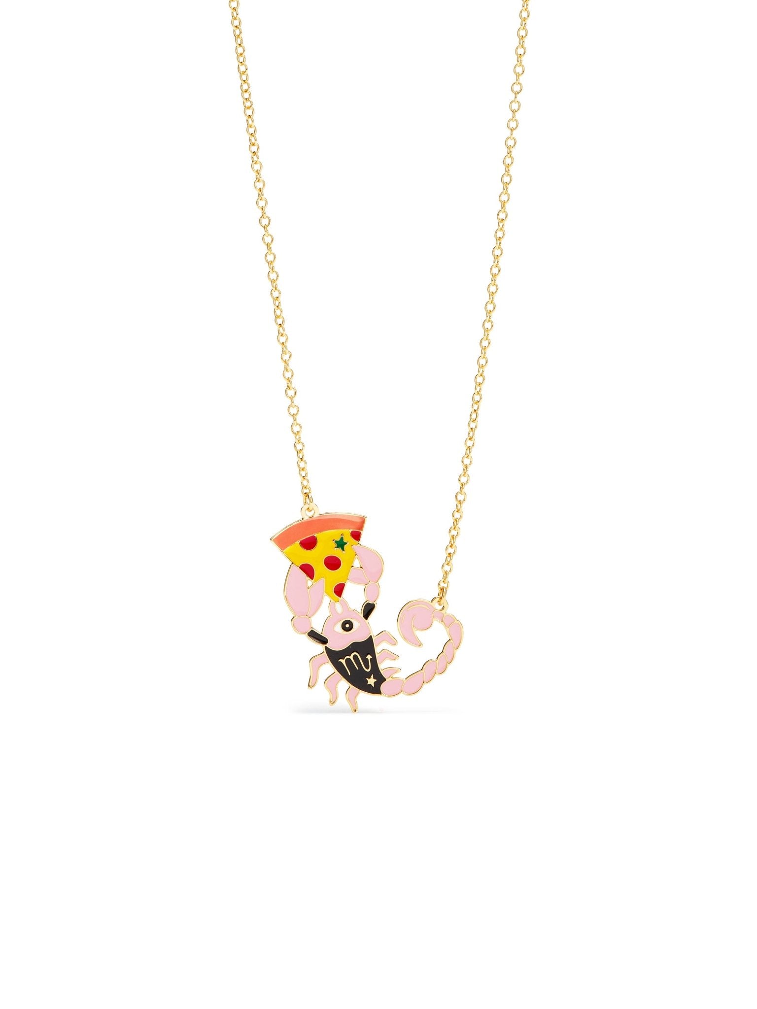 Scorpio Astrological Sign Pendant Necklace | AUSA3081 - Les Nereides