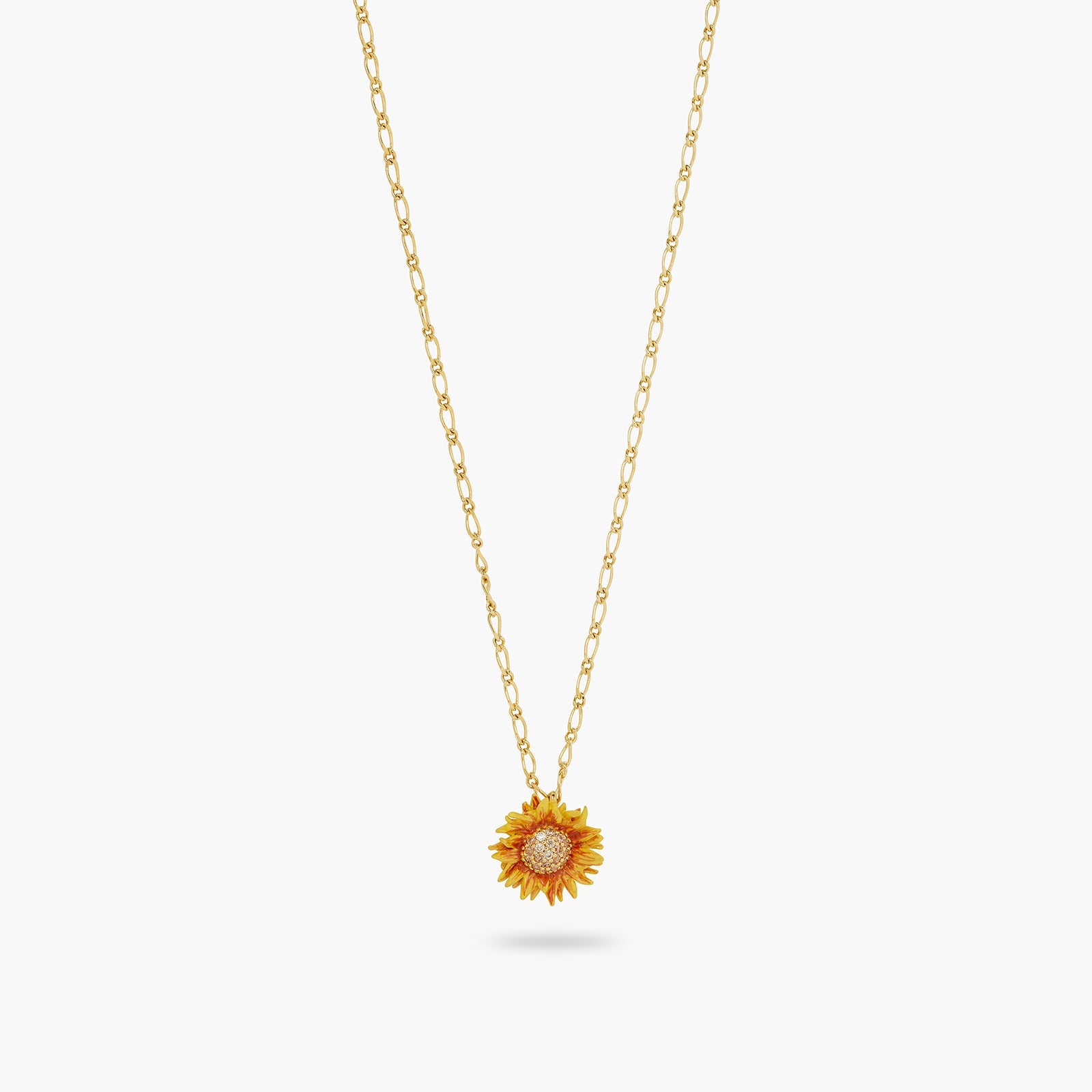 Sunflower Pendant Necklace | ATPO3061 - Les Nereides