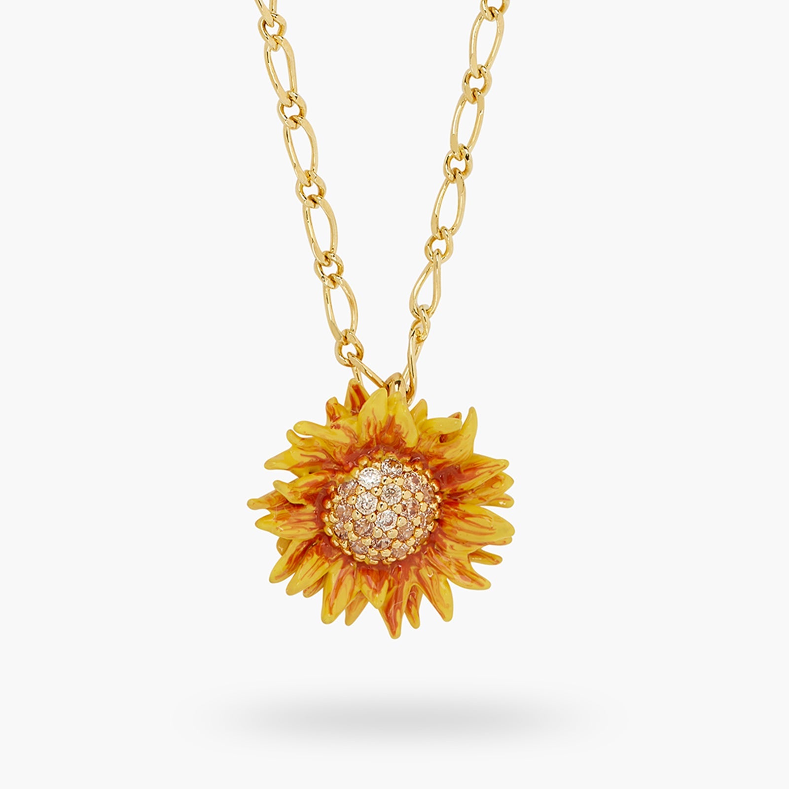 Sunflower Pendant Necklace | ATPO3061 - Les Nereides