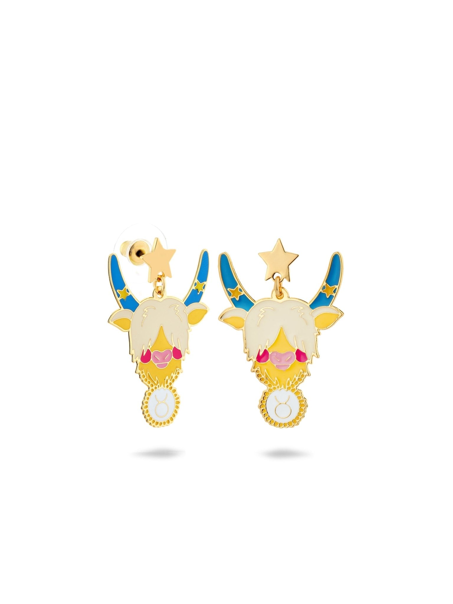 Taurus Astrological Sign Earrings | AUSA1021 - Les Nereides