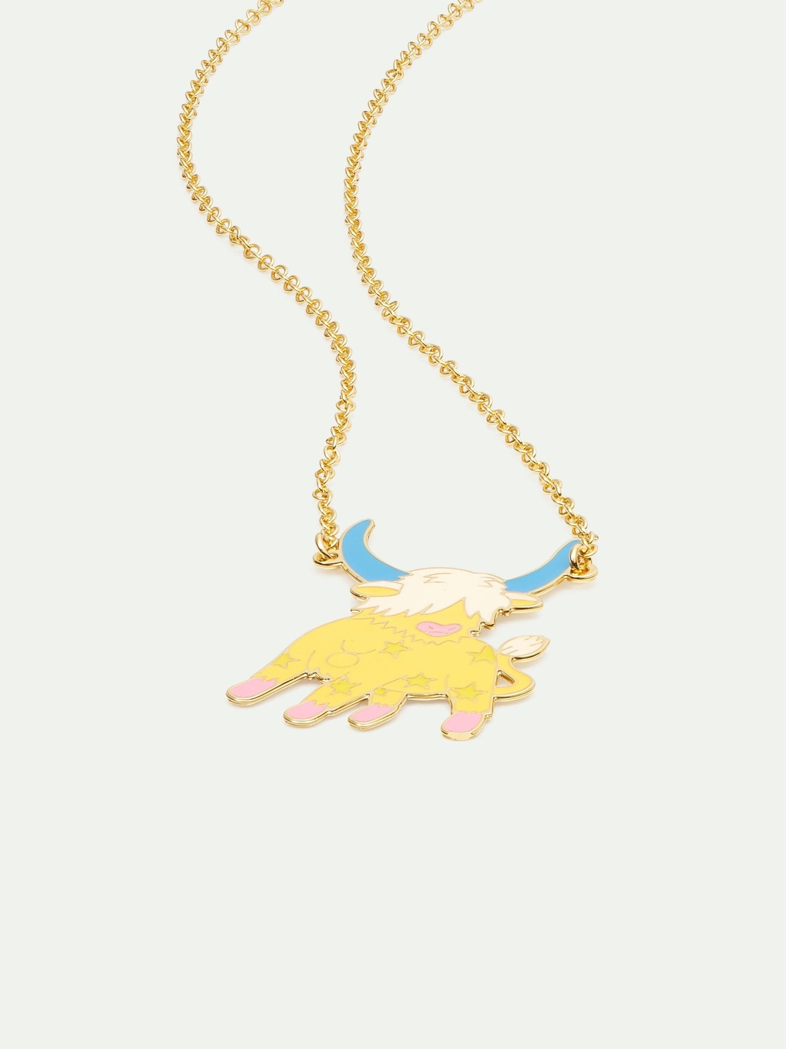 Taurus Astrological Sign Pendant Necklace | AUSA3021 - Les Nereides