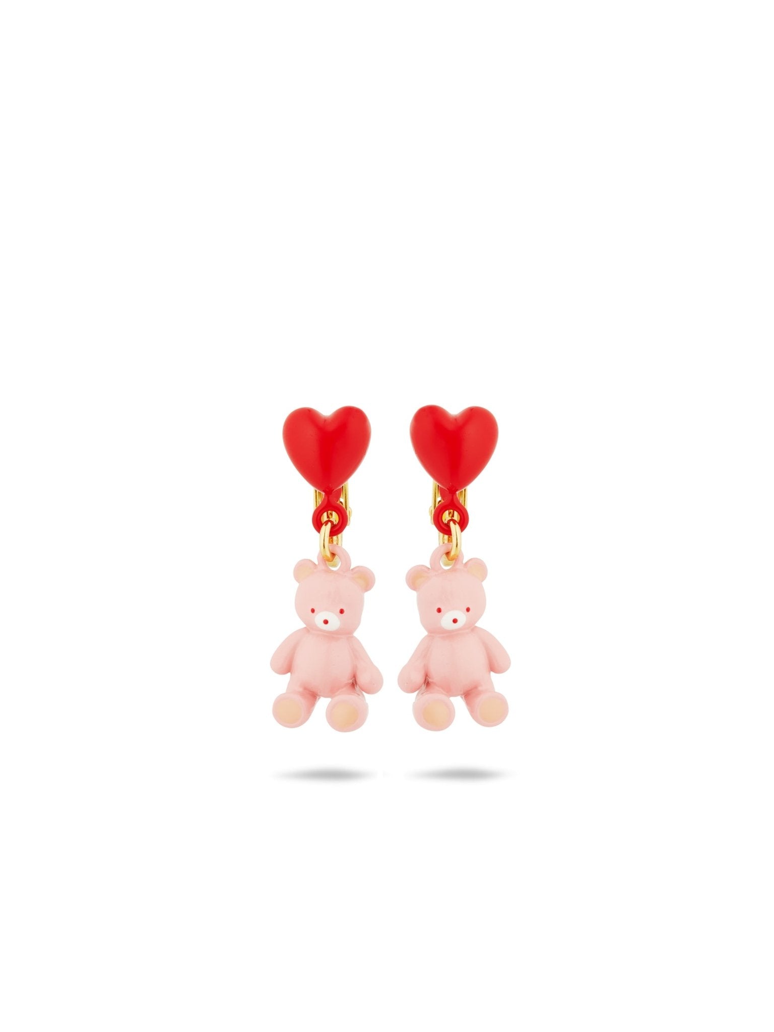 Teddy Bear And Heart Balloon Earrings | AUTO1111 - Les Nereides