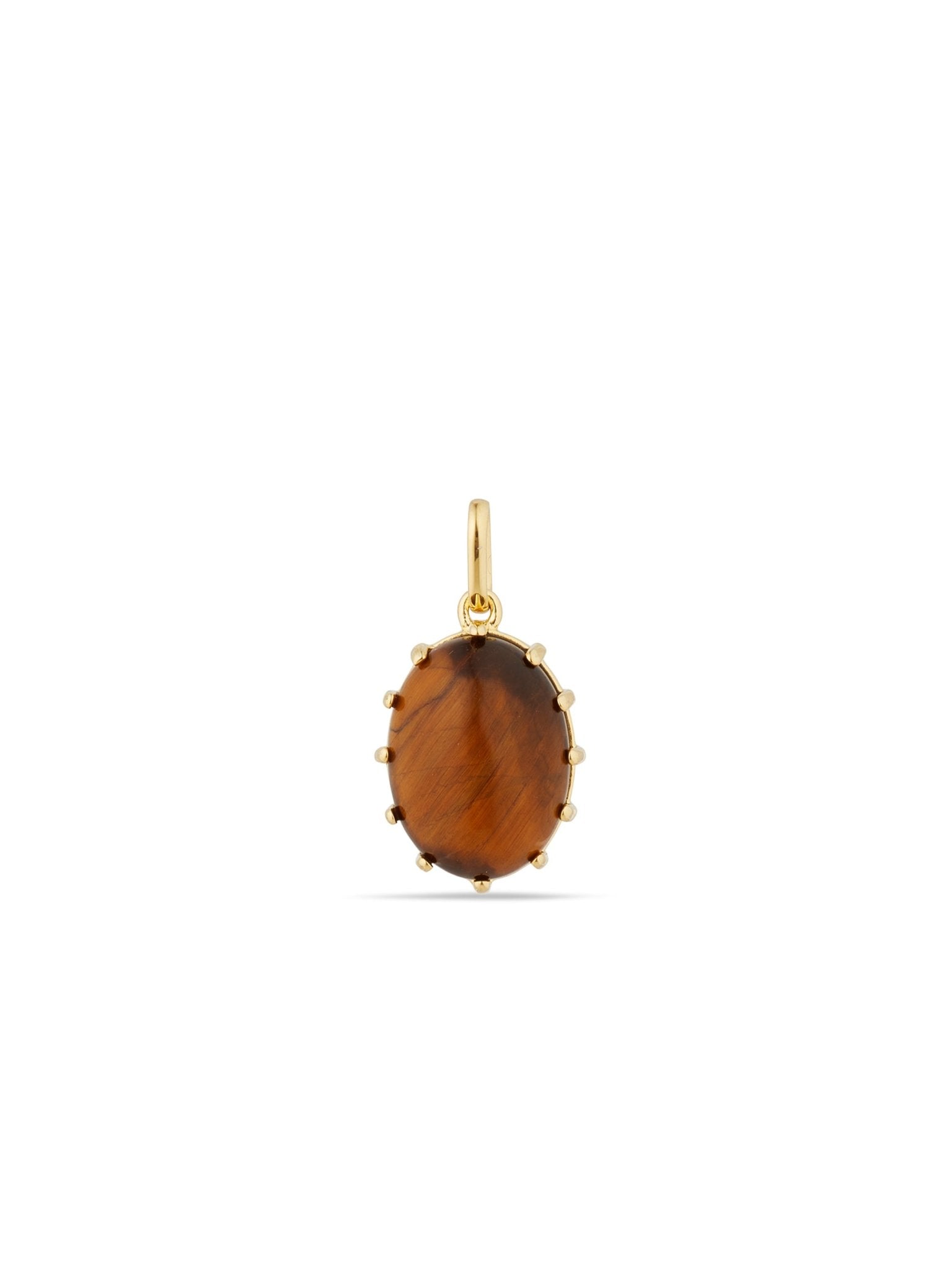 Tiger Eye Stone Pendant | AUPE4261 - Les Nereides