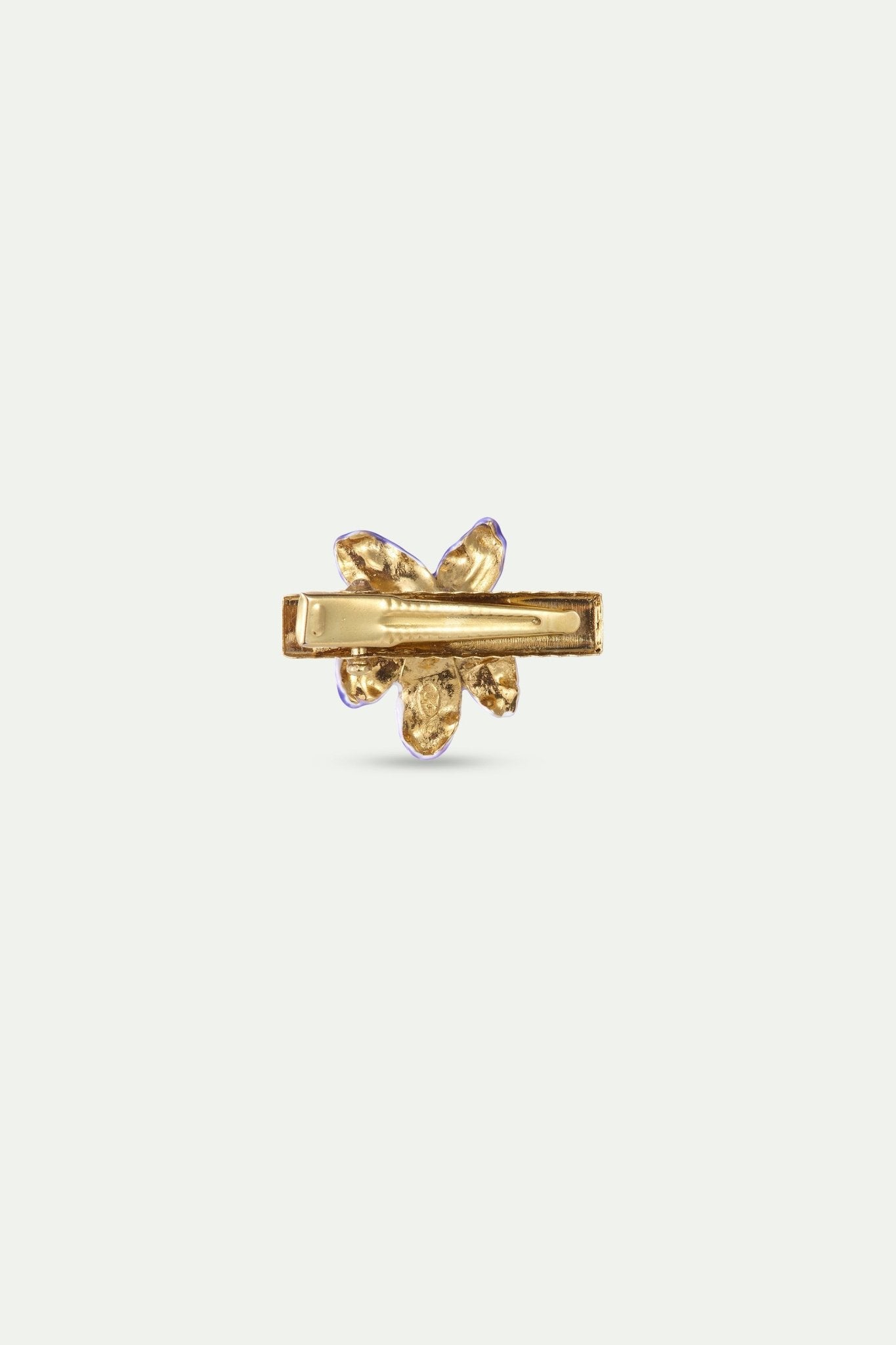 Violet And Cultured Pearl Hair Clip | AYCV4011 - Les Nereides