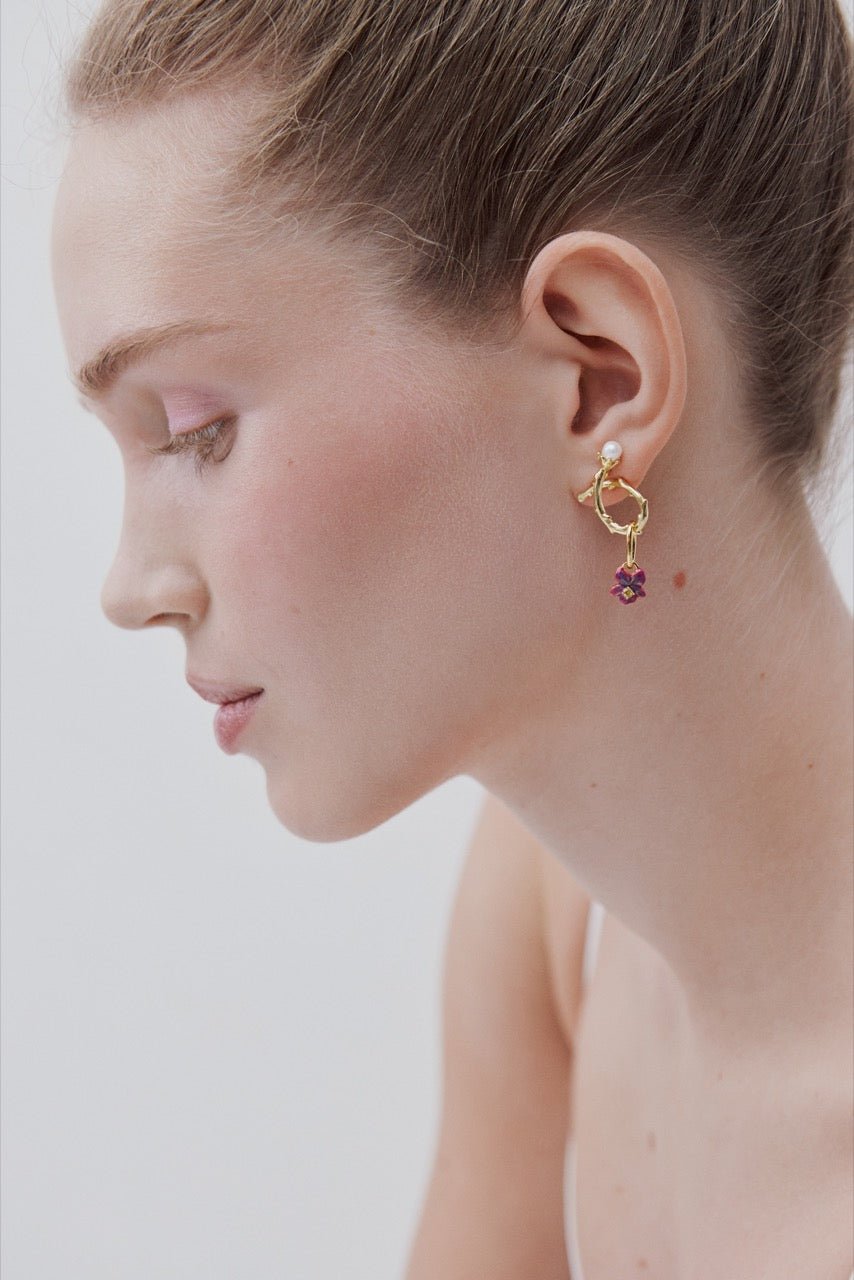 Violet Pendant, Dreamlike And Sensual | AWPE4011 - Les Nereides