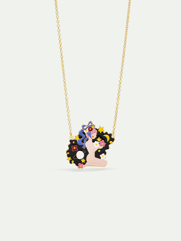 Virgo Astrological Sign Pendant Necklace | AUSA3061 - Les Nereides