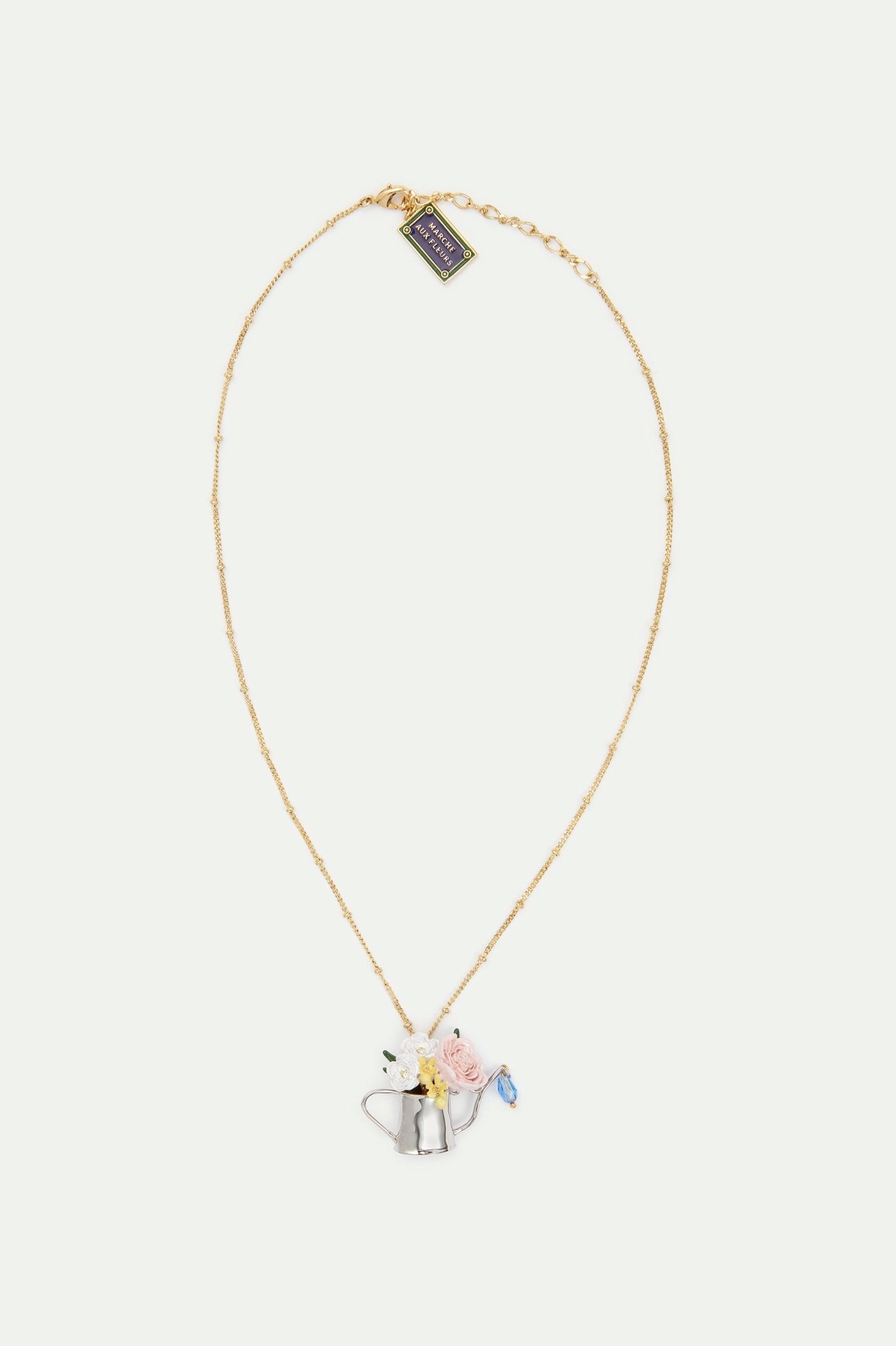 Watering can and flower fine necklace | AVIP3031 - Les Nereides
