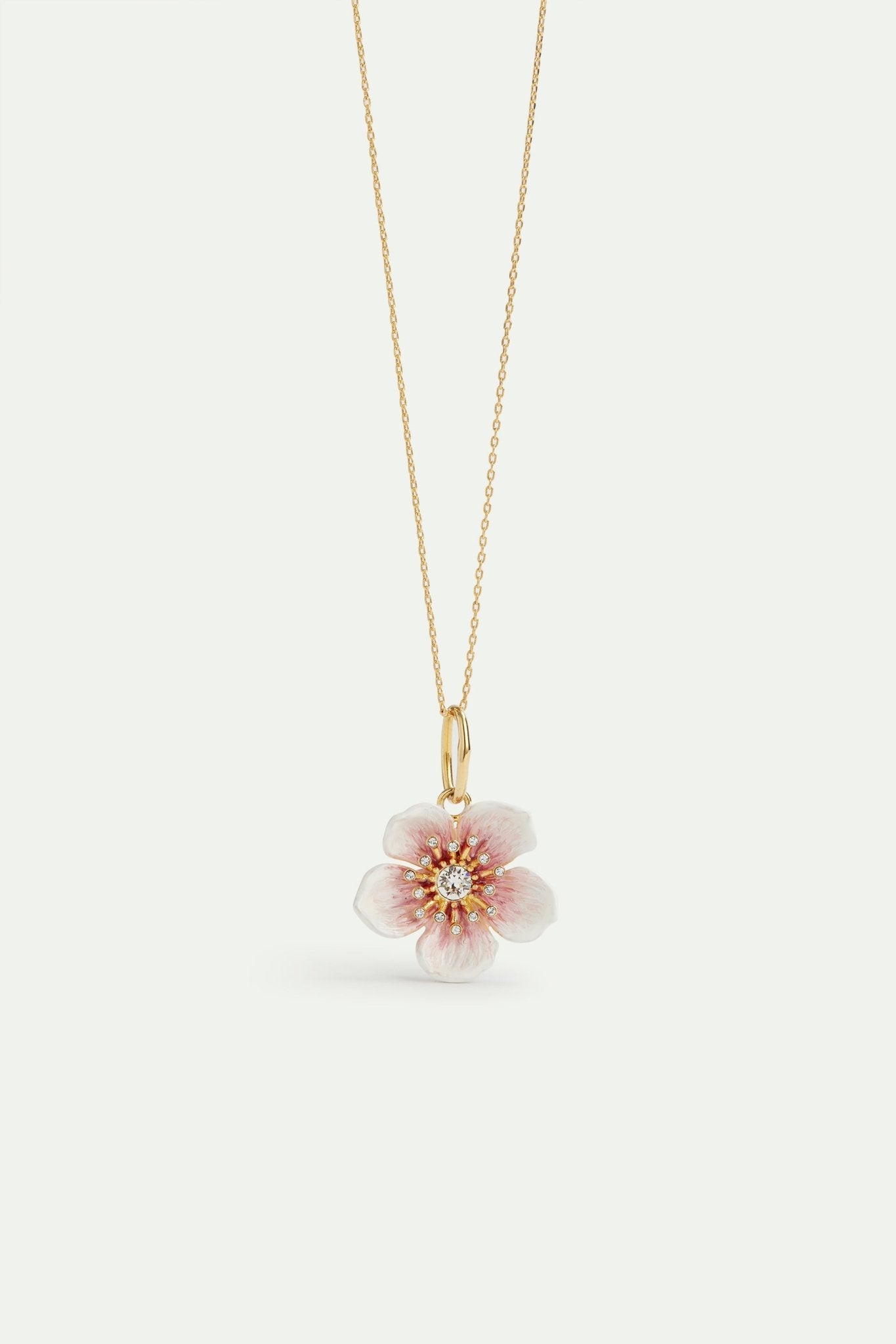 White Cherry Blossom Pendant | AVPE4071 - Les Nereides