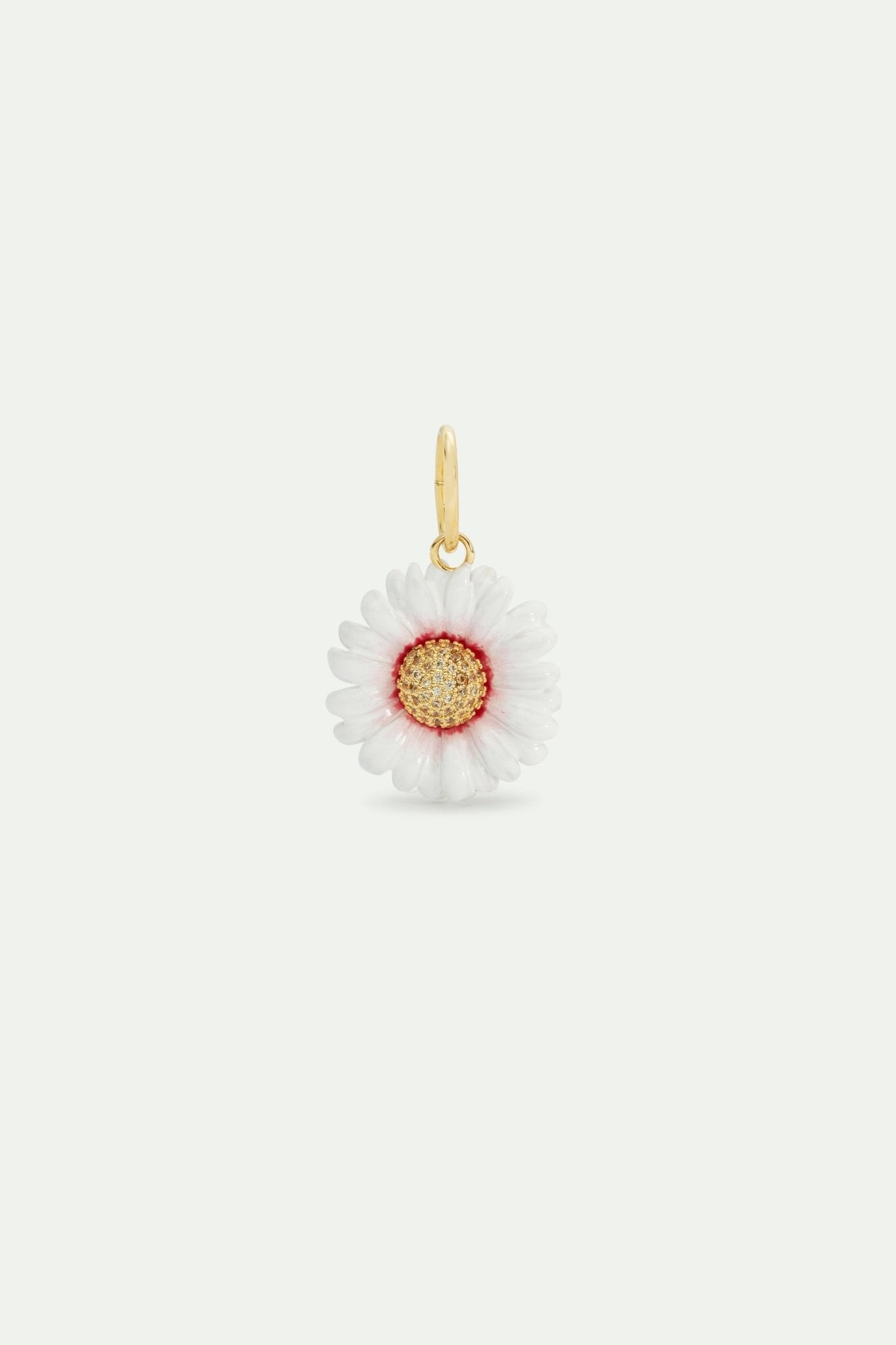 White Daisy Flower Pendant | AVPE4081 - Les Nereides