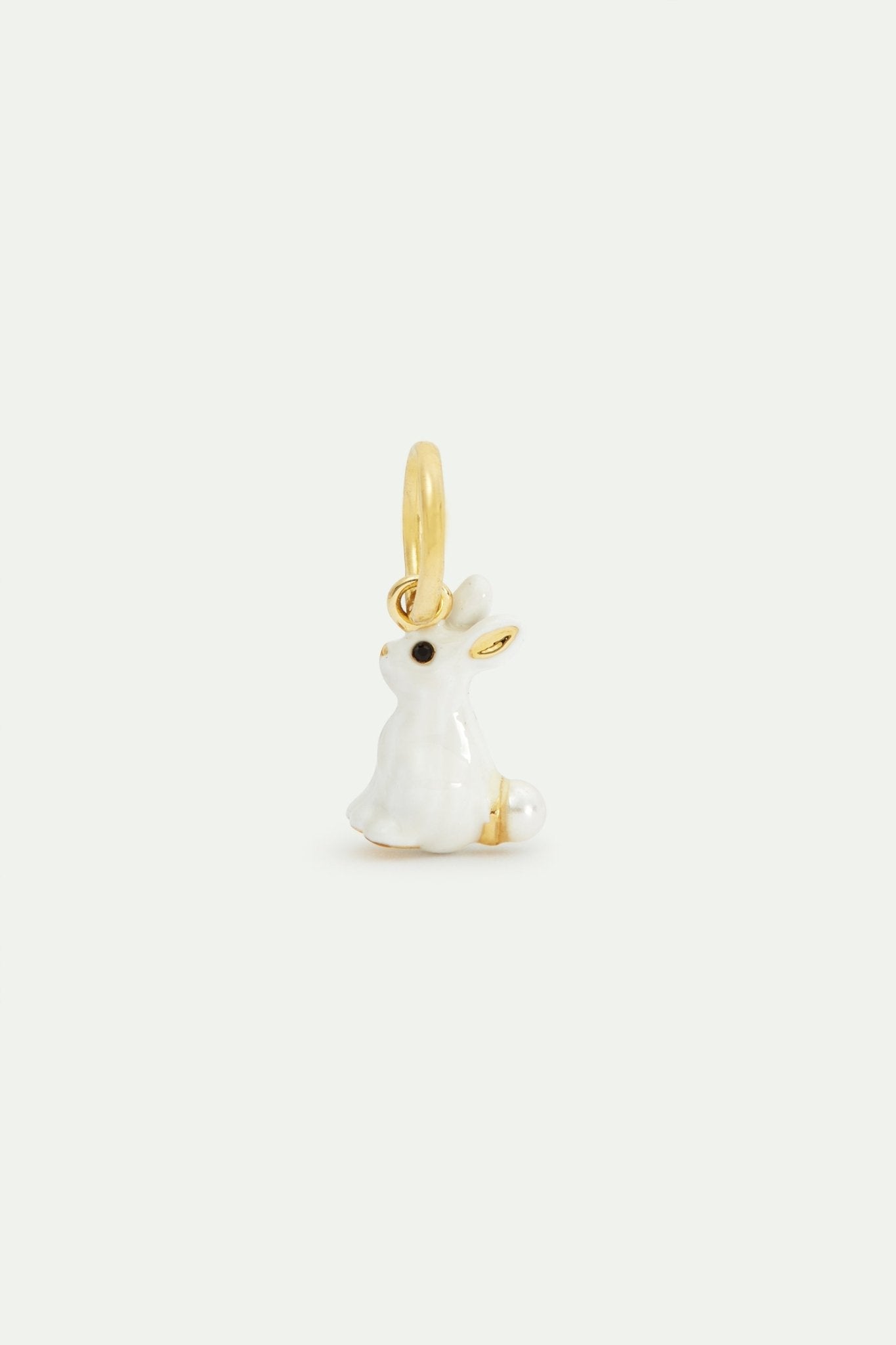 White Rabbit And Pearl Pendant, Clairvoyance And Comfort | AVPE4121 - Les Nereides