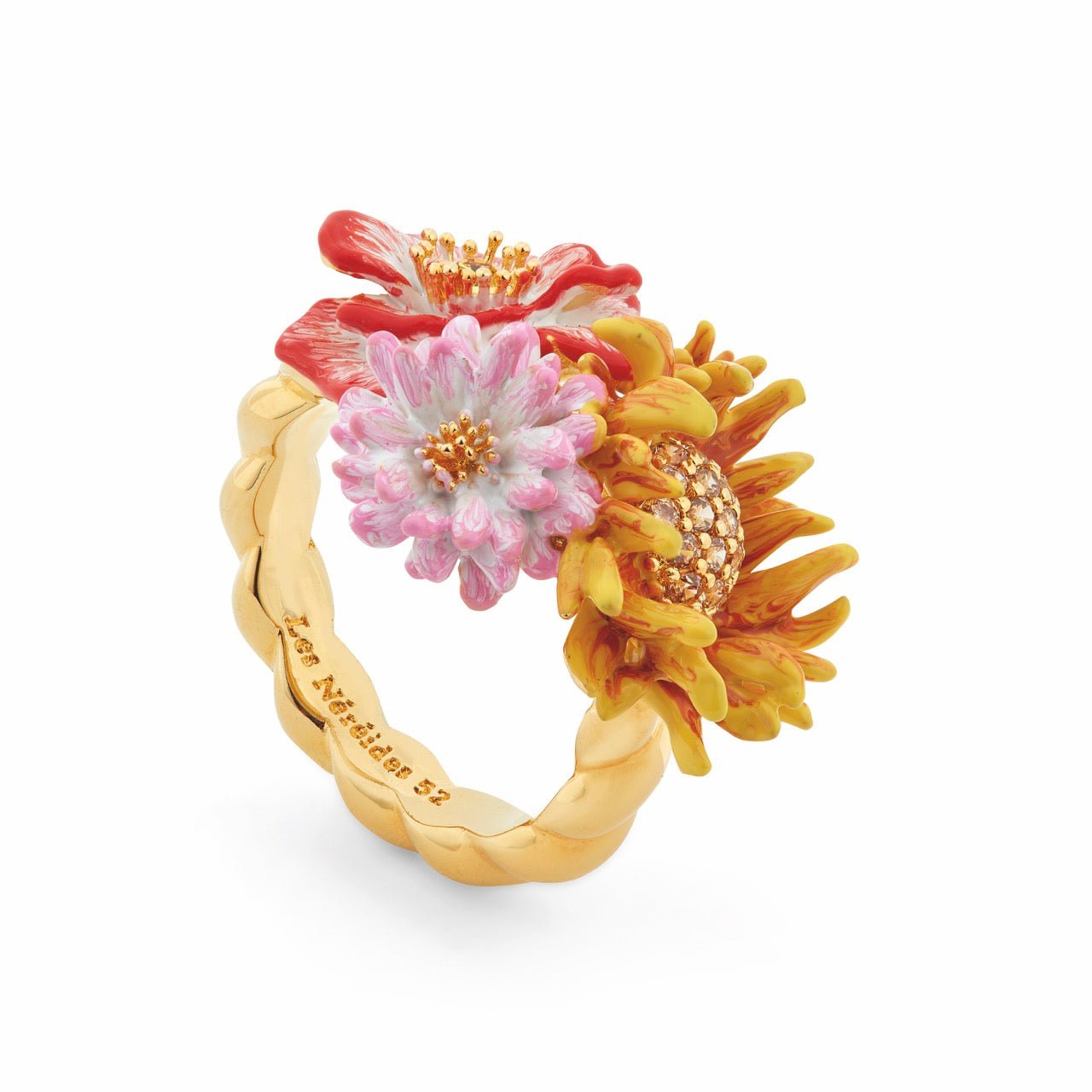 Wildflower Cocktail Ring | ATPO6011 - Les Nereides