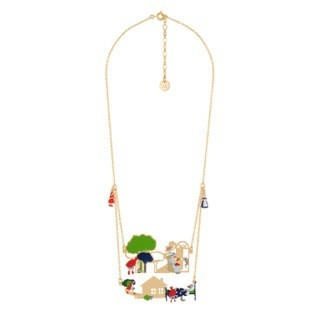2 - Row Promenons Nous Little Red Riding Hood Story Necklace | AECR3181 - Les Nereides