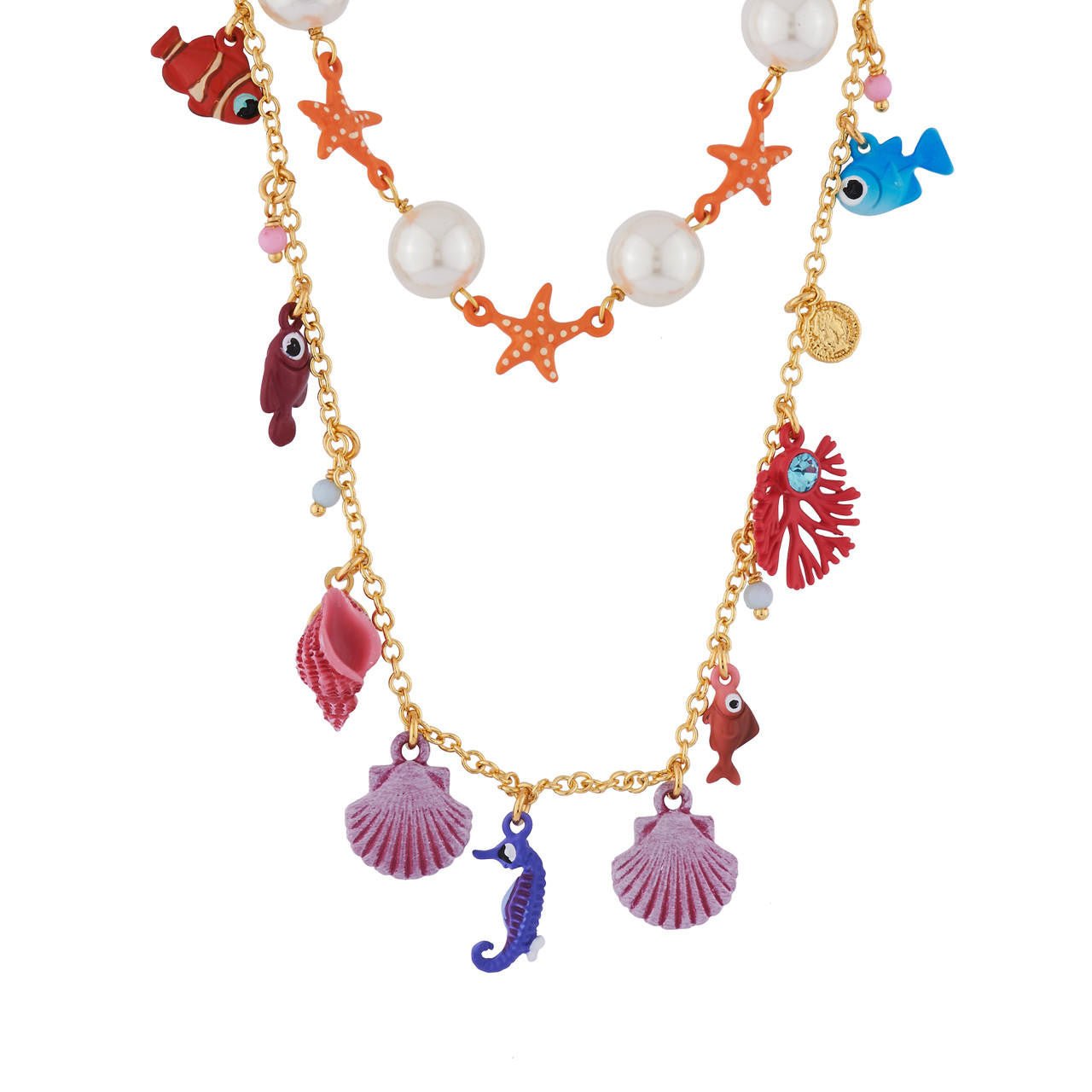 2 - Rows Sous L'Océan Necklace | AISO3131 - Les Nereides