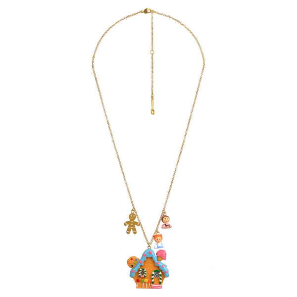 58Cm Un Petit Coin Perdu Gingerbread House Necklace | ZPP3061 - Les Nereides