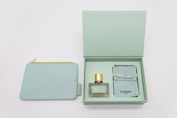 Rue Paradis fragrance with mimosa and star anis bracelet Festive Boxes
