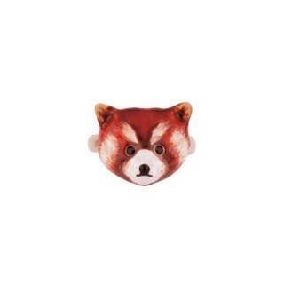 Adjustable Gentiment Joyeux Leonie Red Panda Rings | AEGJ6011 - Les Nereides