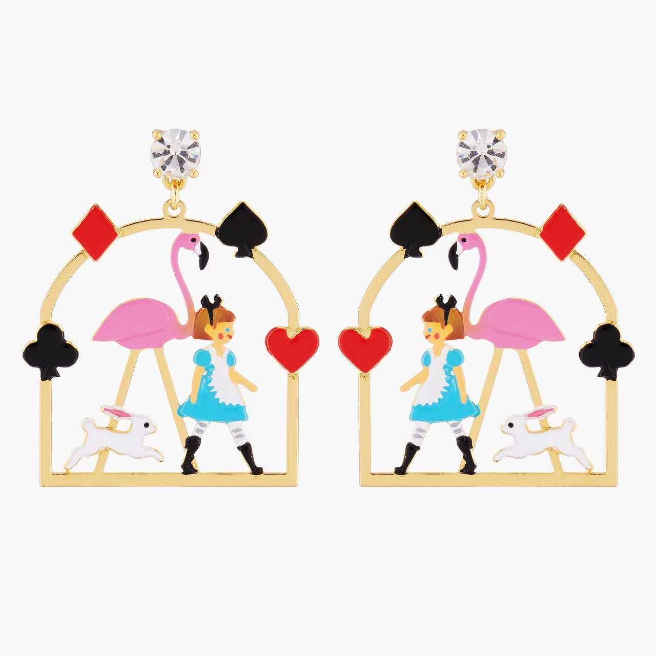 Alice And Theé Flamingo Earrings | AMAL1051 - Les Nereides