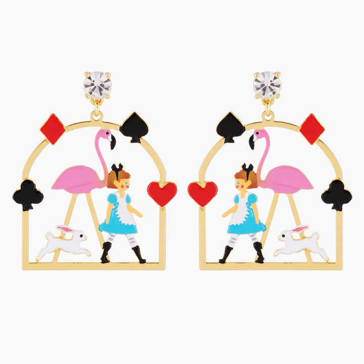 Alice And Theé Flamingo Earrings | AMAL1051 - Les Nereides