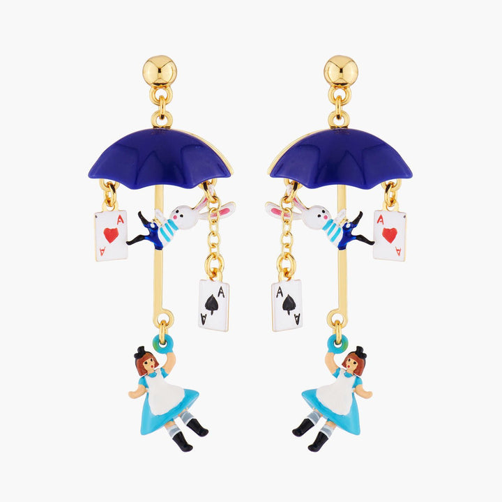 Alice Flying With Umbrella Earrings | AMAL1121 - Les Nereides