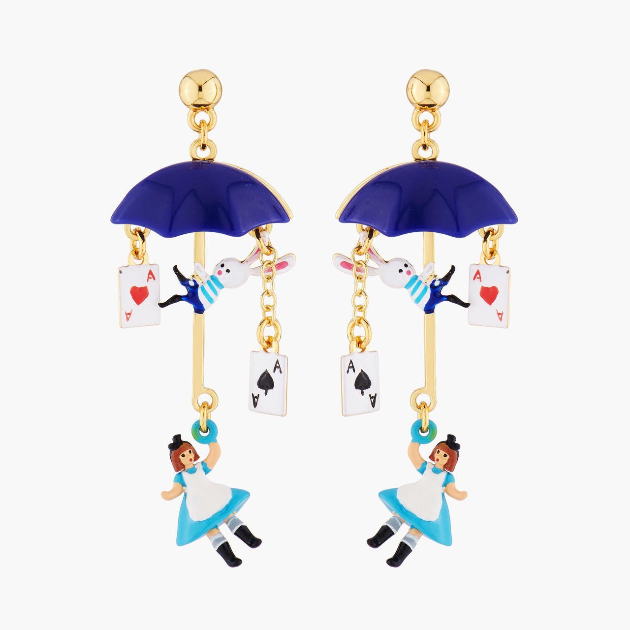 Alice Flying With Umbrella Earrings | AMAL1121 - Les Nereides