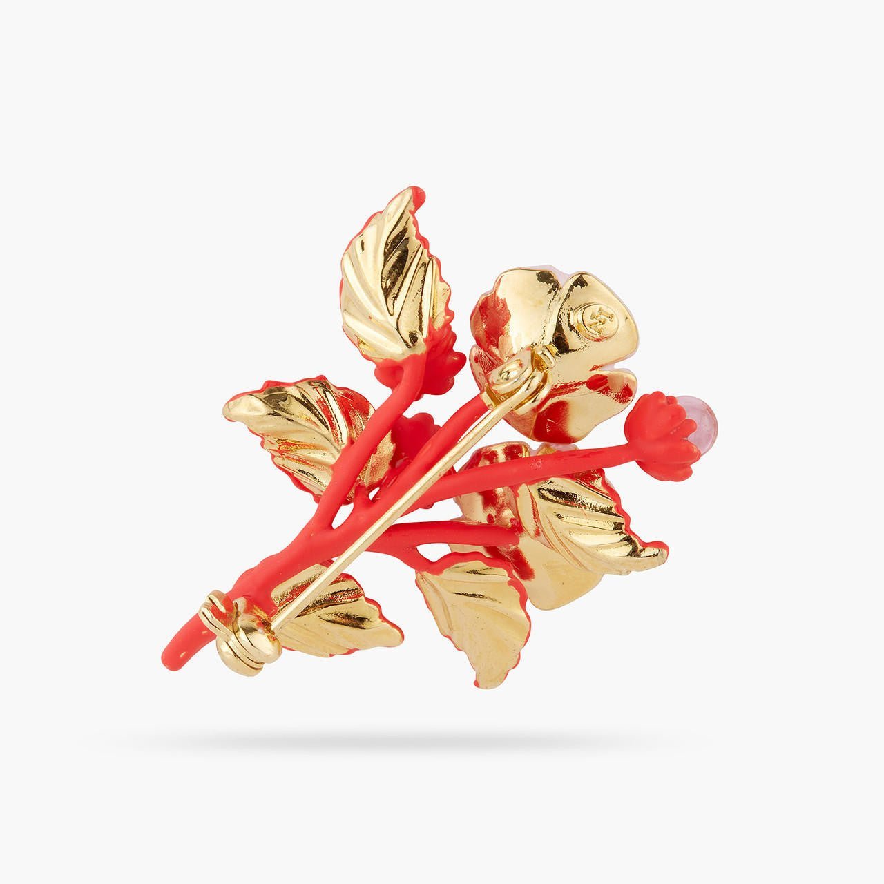 Anemone and crystal brooch | AQHC5011 - Les Nereides