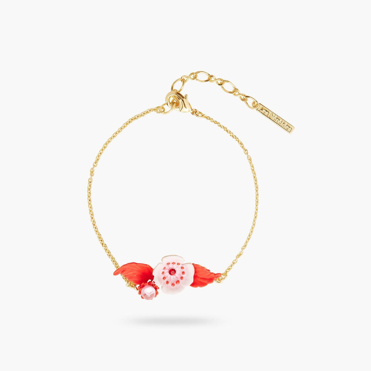 Anemone and crystal thin bracelet | AQHC2011 - Les Nereides