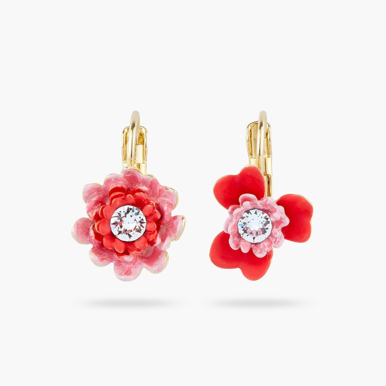 Anemone and gerbera earrings | AQHC1061 - Les Nereides