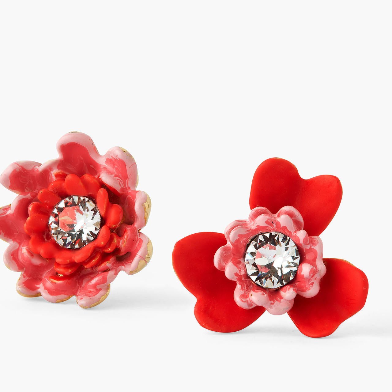 Anemone and gerbera earrings | AQHC1061 - Les Nereides