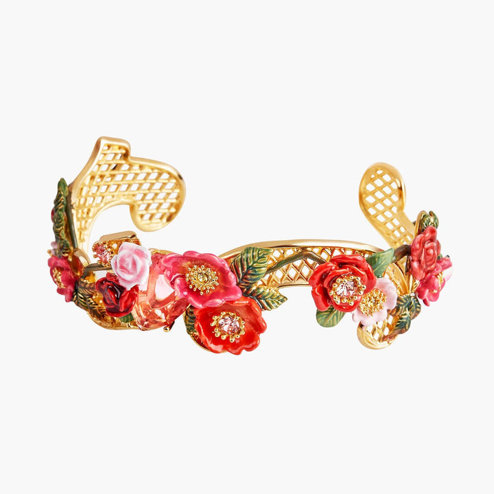 Antique And Wild Roses Bangle Bracelet | AMAR201/11 - Les Nereides