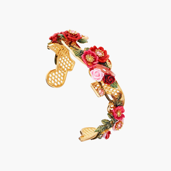 Antique And Wild Roses Bangle Bracelet | AMAR201/11 - Les Nereides