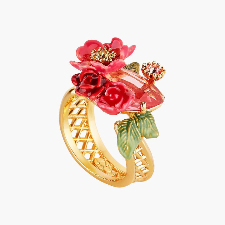 Antique And Wild Roses Cocktail Rings | AMAR605/11 - Les Nereides