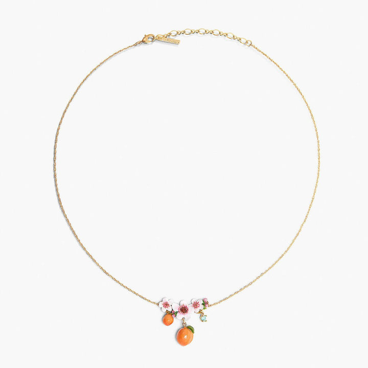 Apricots And Flowers Statement Necklace | APVE3021 - Les Nereides