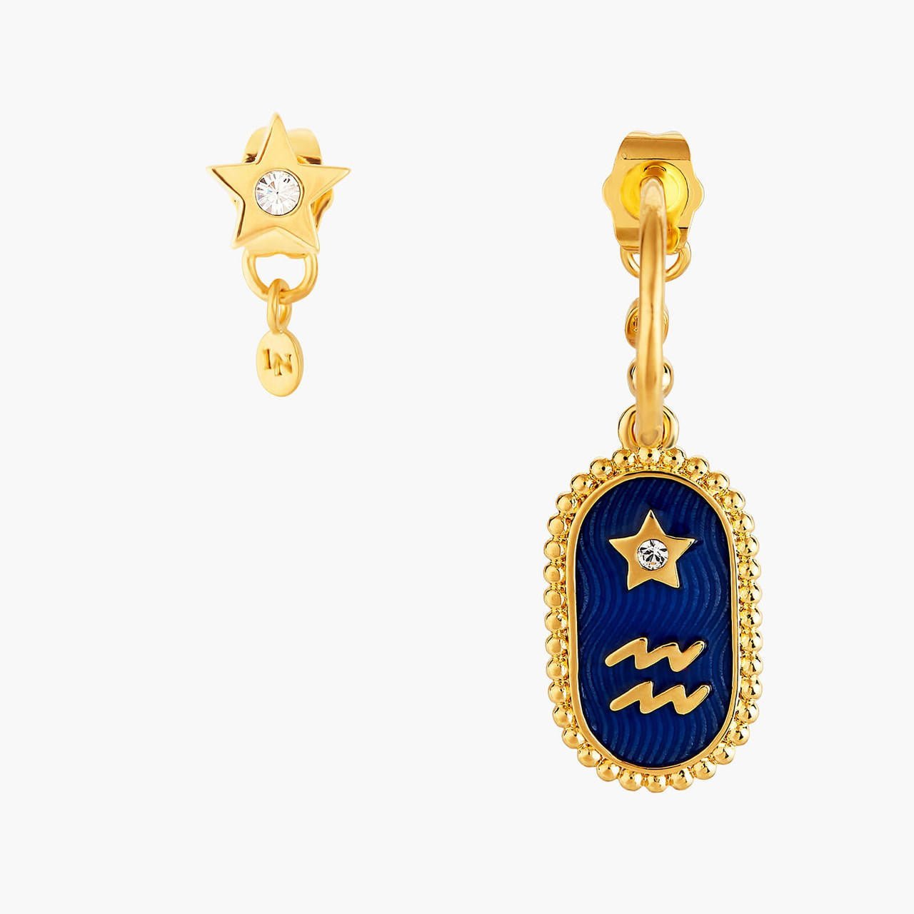 Aquarius Zodiac Sign Earrings | ANCS1111 - Les Nereides