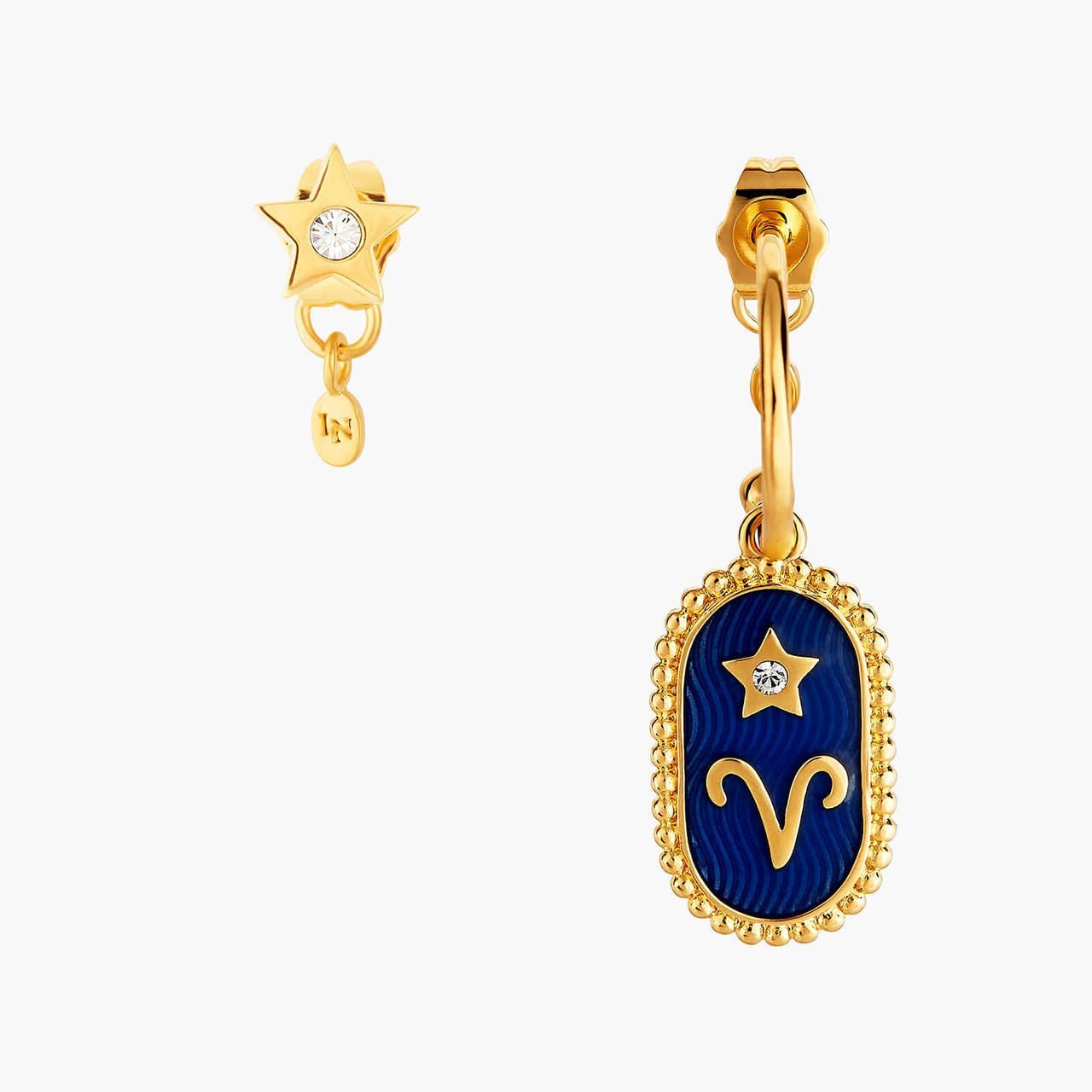 Aries Zodiac Sign Earrings | ANCS1011 - Les Nereides