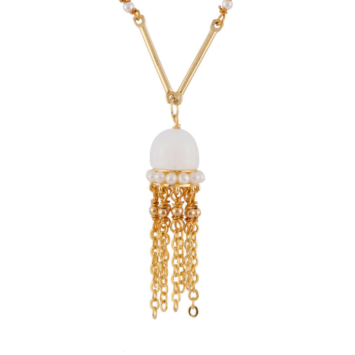 Atlantide Adorned Chain & Small Jellyfish Necklace | AFAT3081 - Les Nereides