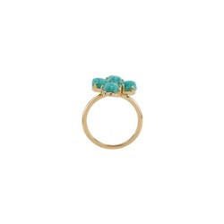 Au Petit Bonheur Four-Leaf Clover Green Rings | ACAB601/11 - Les Nereides