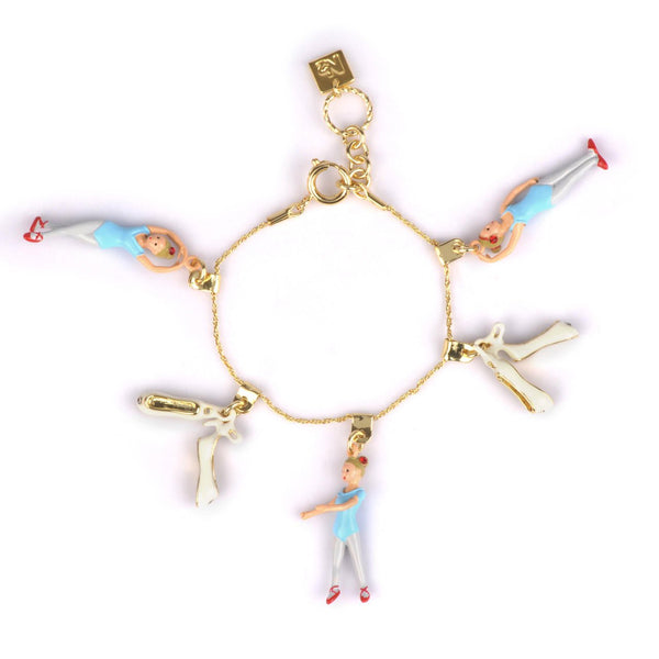 Bal Des Débutantes Ballerina And Ballet Shoes Bracelet | ZBA2011 - Les Nereides