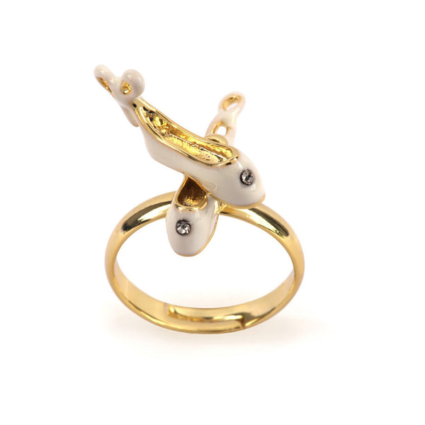 Bal Des Débutantes Ballet Shoes Rings | ZBA6041 - Les Nereides