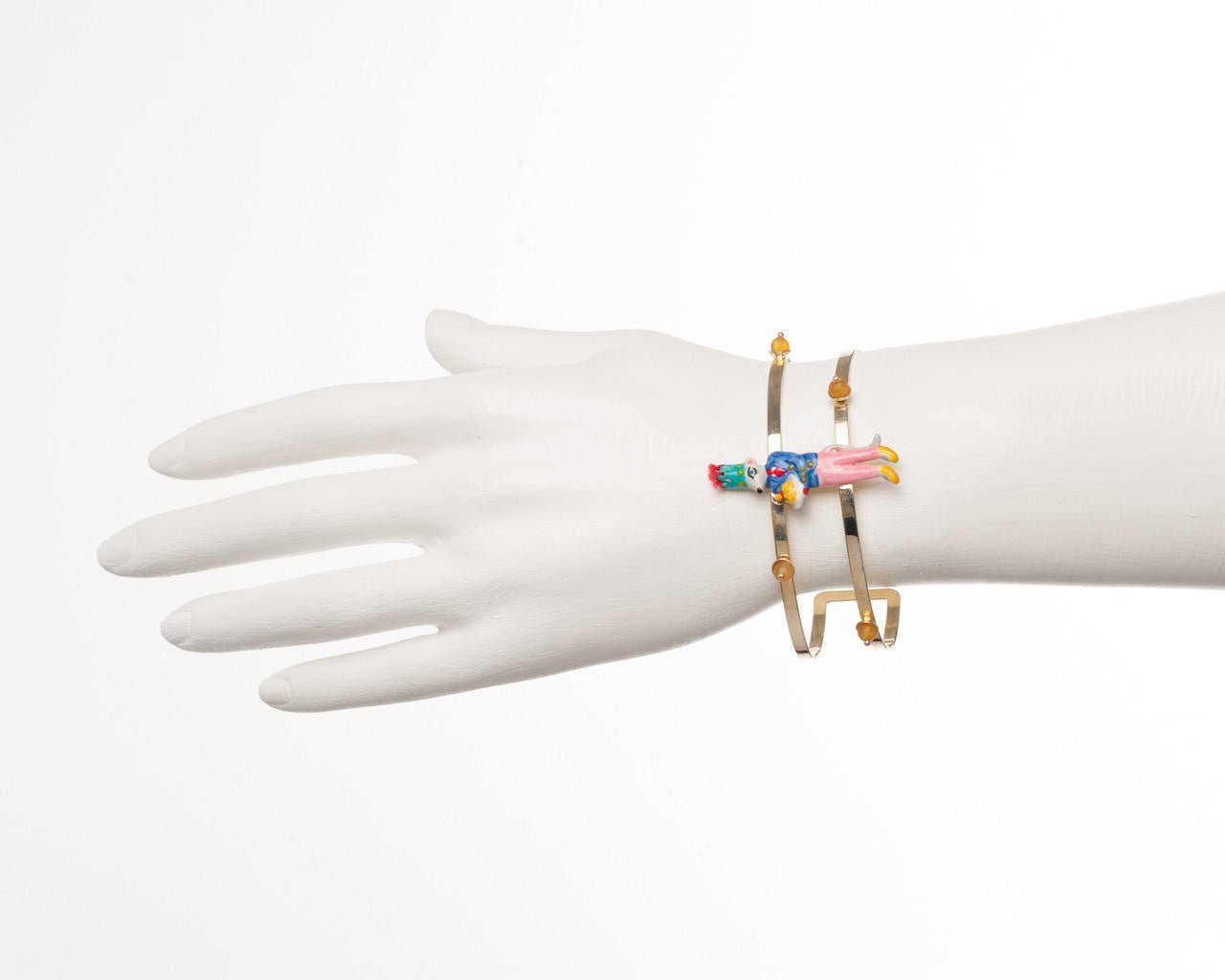 Bangle Birthday Mouse Mouse & Cheesecake Bracelet | AEBM2051 - Les Nereides